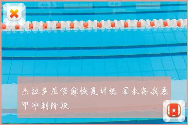 杰拉多尼伤愈恢复训练 国米备战意甲冲刺阶段